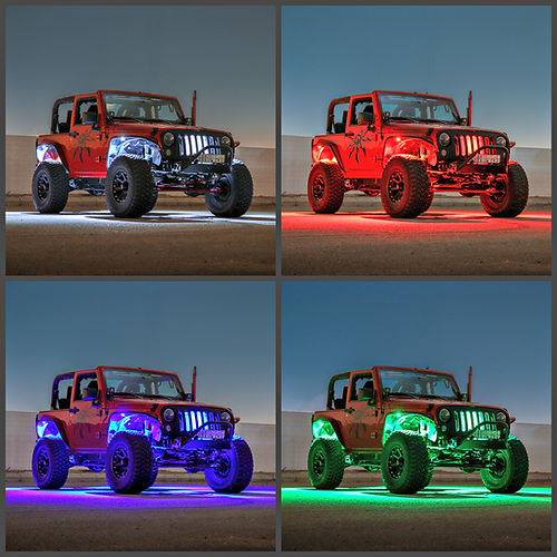Infinite Offroad All Jeep RGB+W Rock Light Kit