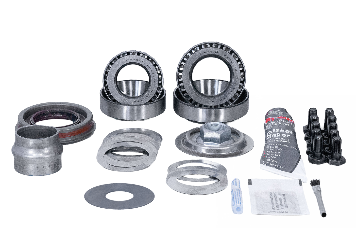 Dana 30 Front Axle Jeep Wrangler JK Ring and Pinion Bearing Kit Revolution Gear