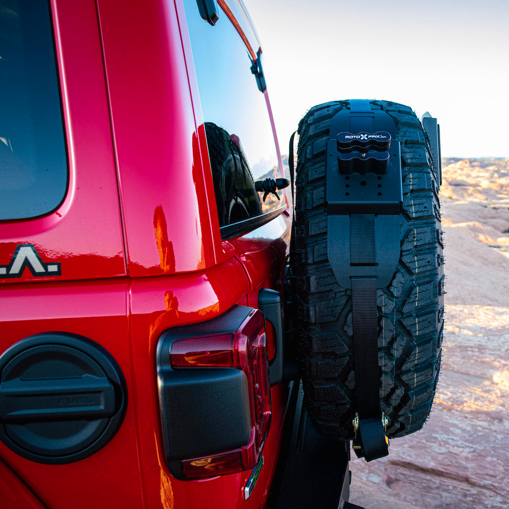 Spare Tire Mount EZ Rack Kit All Tire Sizes Basic Steel Rock Slide Engineering