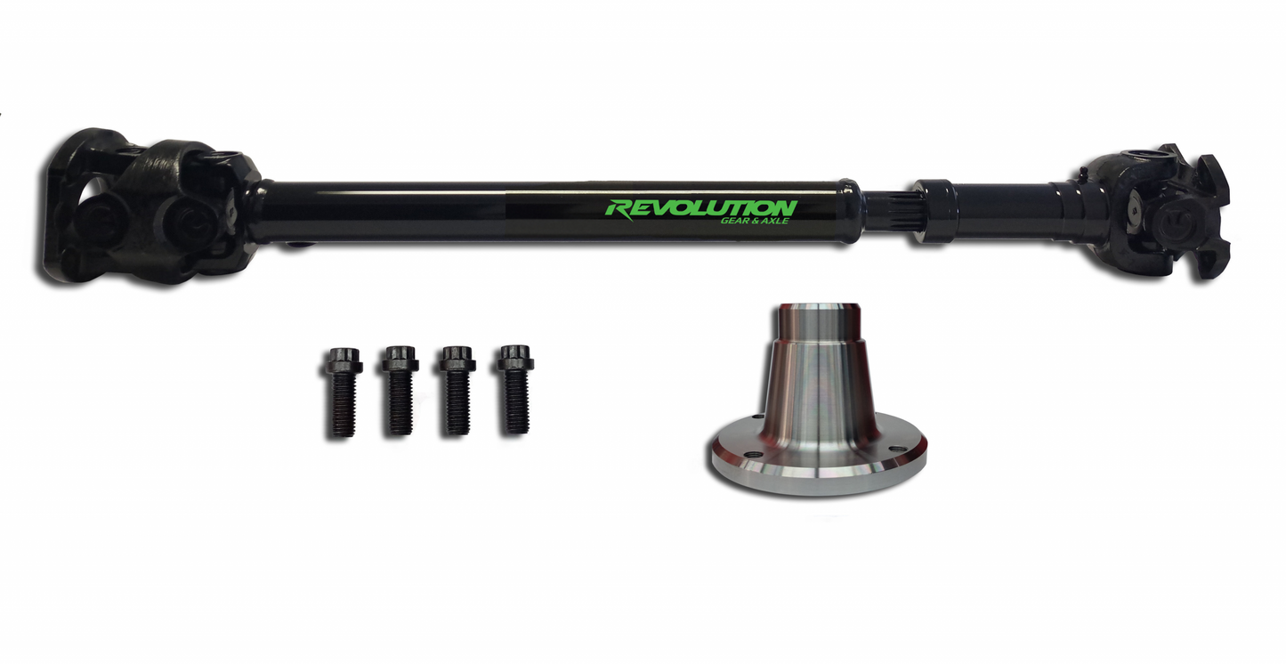 Jeep Wrangler JK Front 1350 CV Driveshaft 2 or 4 Door Flange Style Revolution Gear