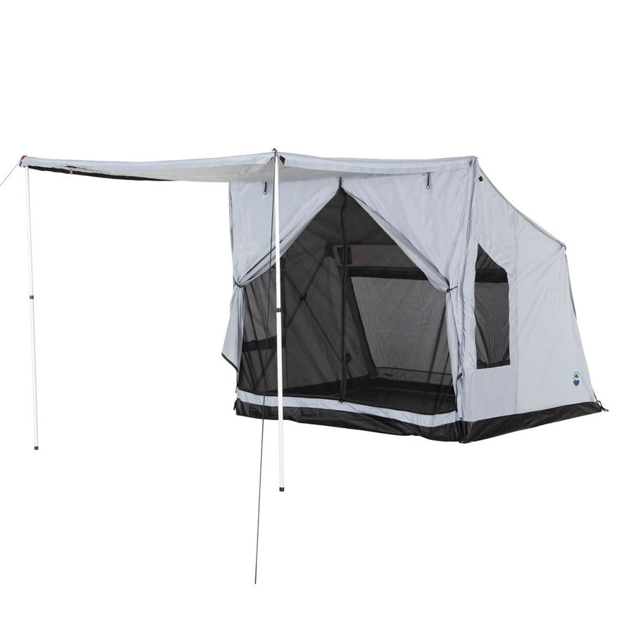 LD P.S.T. - Portable Safari Ground Tent Large, Grey Body and Grey Trim Overland Vehicle Systems