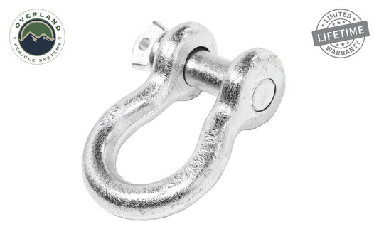 Recovery Shackle 3/4 4.75 Ton Zinc - D Ring Recovery Shackle Overland Vehicle Systems