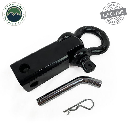 Receiver Hitch D-Ring Receiver Mount Recovery Shackle Overland Vehicle Systems