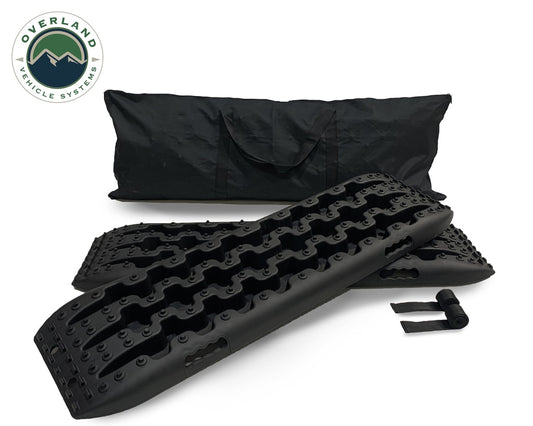 Recovery Ramps for 4WDs Gray/Black Universal + Storage Bag Overland Vehicle Systems