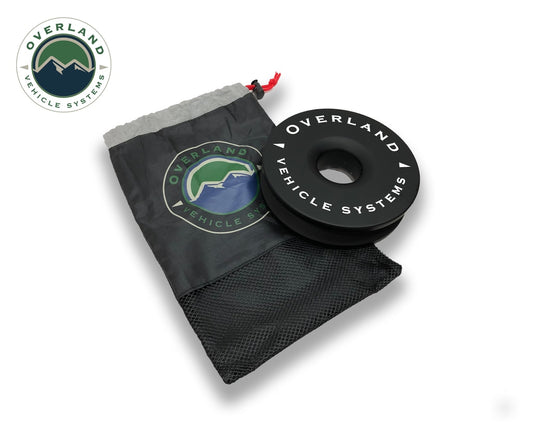 Recovery Ring 6.25 Inch 45,000 lb. Black With Storage Bag Overland Vehicle Systems