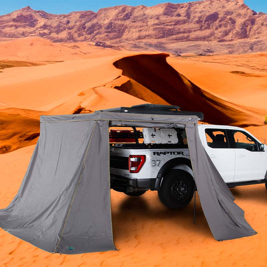 Nomadic 270 Awning Wall 2-Piece Kit for Driver Side Overland Vehicle Systems