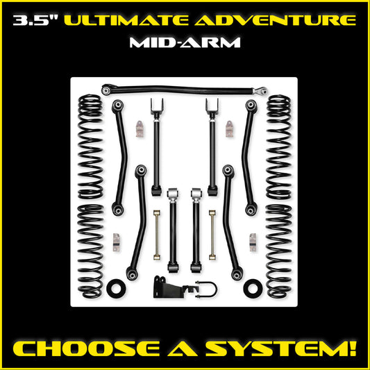 JKU 3.5 Inch Ultimate Adventure System 4 Door Model