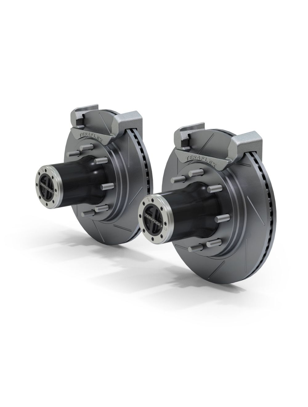 Teraflex JK 8-LUG LOCKING HUB & SLOTTED ROTORS