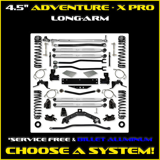 JK 4.5 Inch Adventure-X Pro Elite Long Arm 2 Door Model