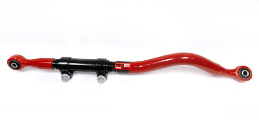 Jeep Front Adjustable Track Bar Yeti XD Red For 07-18 Wrangler JK Steer Smarts