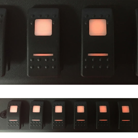 Momentary Switch - Color: Amber sPOD