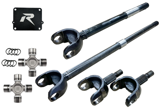 Jeep Wrangler JL and JT 1-Piece Chromoly Discovery Series Front Axle Kit Revolution Gear