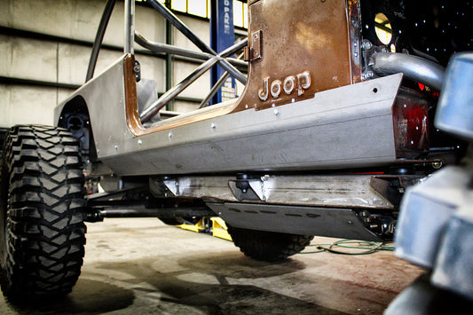 15 Inch Stretch Boat Side Rocker Guards for Jeep YJ Motobilt