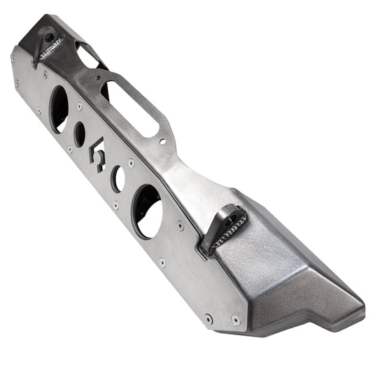 Bare Steel Nighthawk Front Bumper with Aluminum Skid for Wrangler JK, JL/JT - Bare Steel Artec Industries