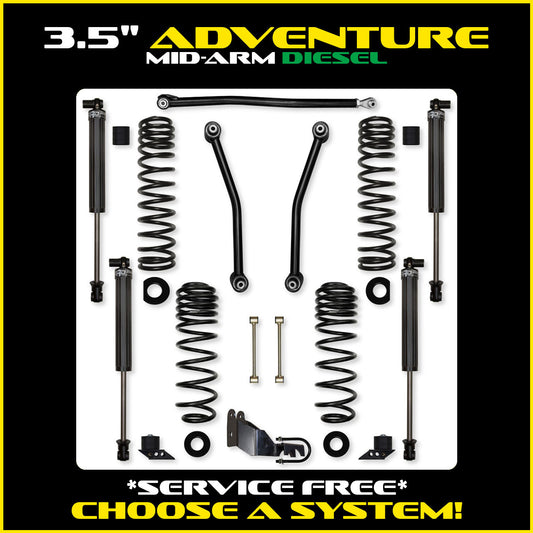 JLU 3.5 Inch Adventure System Diesel Model