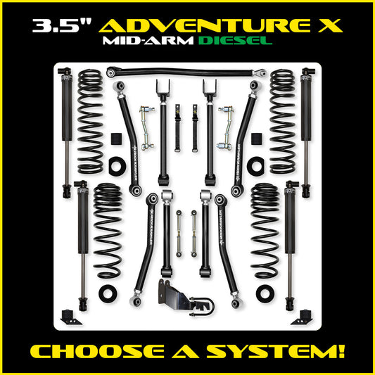 JLU 3.5 Inch Adventure X System Diesel Model