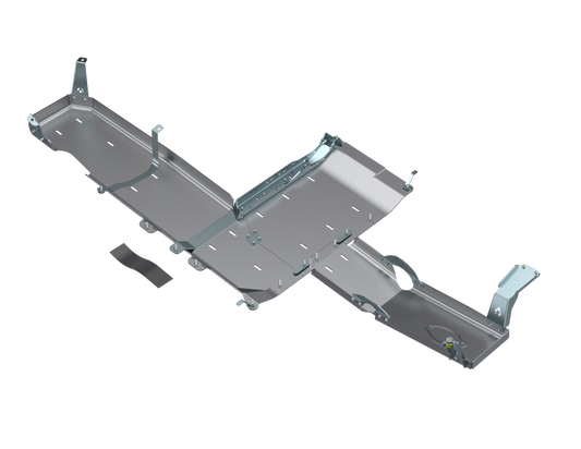 JLU Full Bellypan With Oil Door - 4 Door 3.6L Aluminum 18-20 Artec Industries