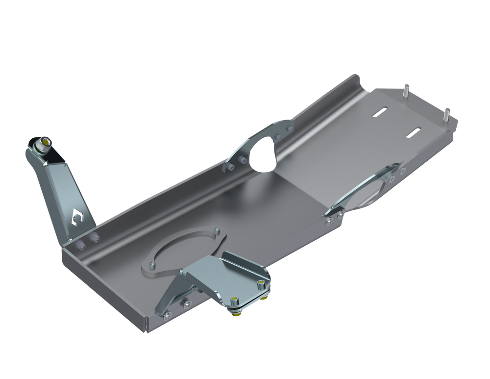 JLU Oil Skid Only With Oil Door -  2 and 4 Door 3.6L Aluminum 18-20 Artec Industries