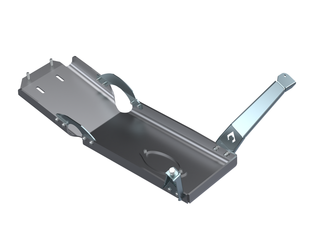 JLU Oil Skid Only With Oil Door -  2 and 4 Door 3.6L Aluminum 21-Present Artec Industries