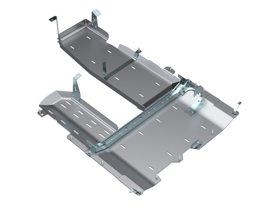 JLU T-Case/Fuel Skid/ DPF Only -  4 Door 3.0L Diesel Aluminum Artec Industries