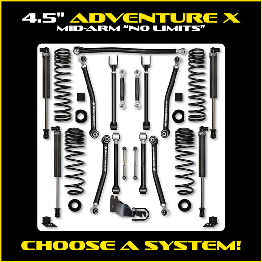 JLU 4.5 Inch Adventure X "No Limits" System 392 Model
