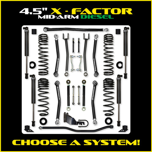 JLU 4.5 Inch X Factor System Diesel Model