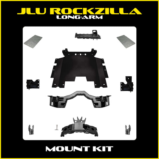 JLU Upgrade, Rockzilla Long Arm Mounts