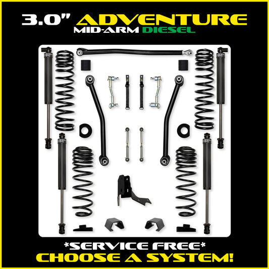 Gladiator 3.0 Inch Adventure System Diesel Model