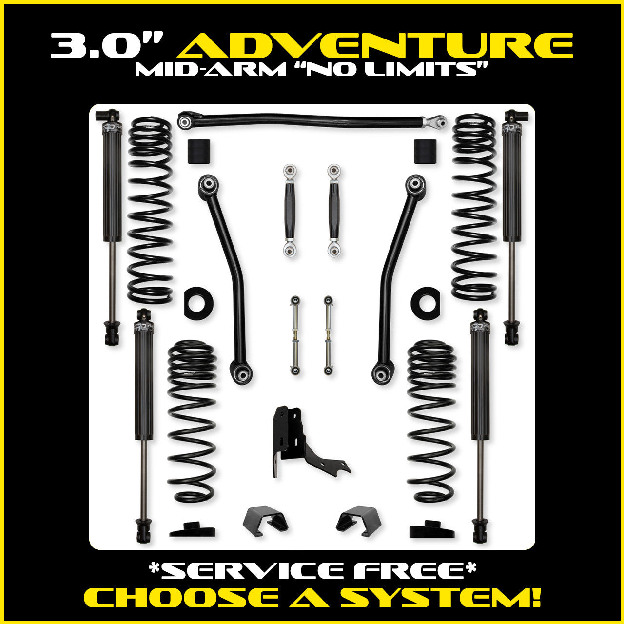 Gladiator 3.0 Inch Adventure "No Limits" System