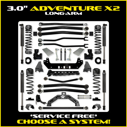 Gladiator 3.0 Inch Adventure-X Long Arm System