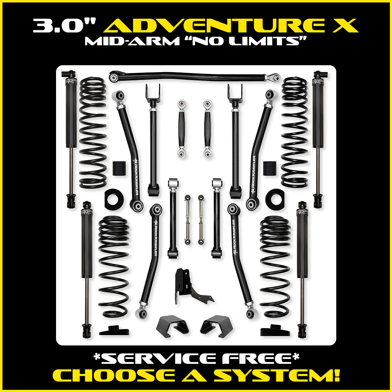Gladiator 3.0 Inch Adventure X "No Limits" System