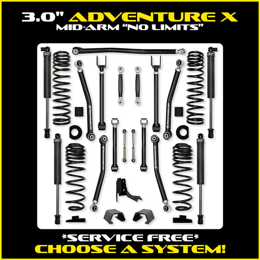 Gladiator 3.0 Inch Adventure X "No Limits" System