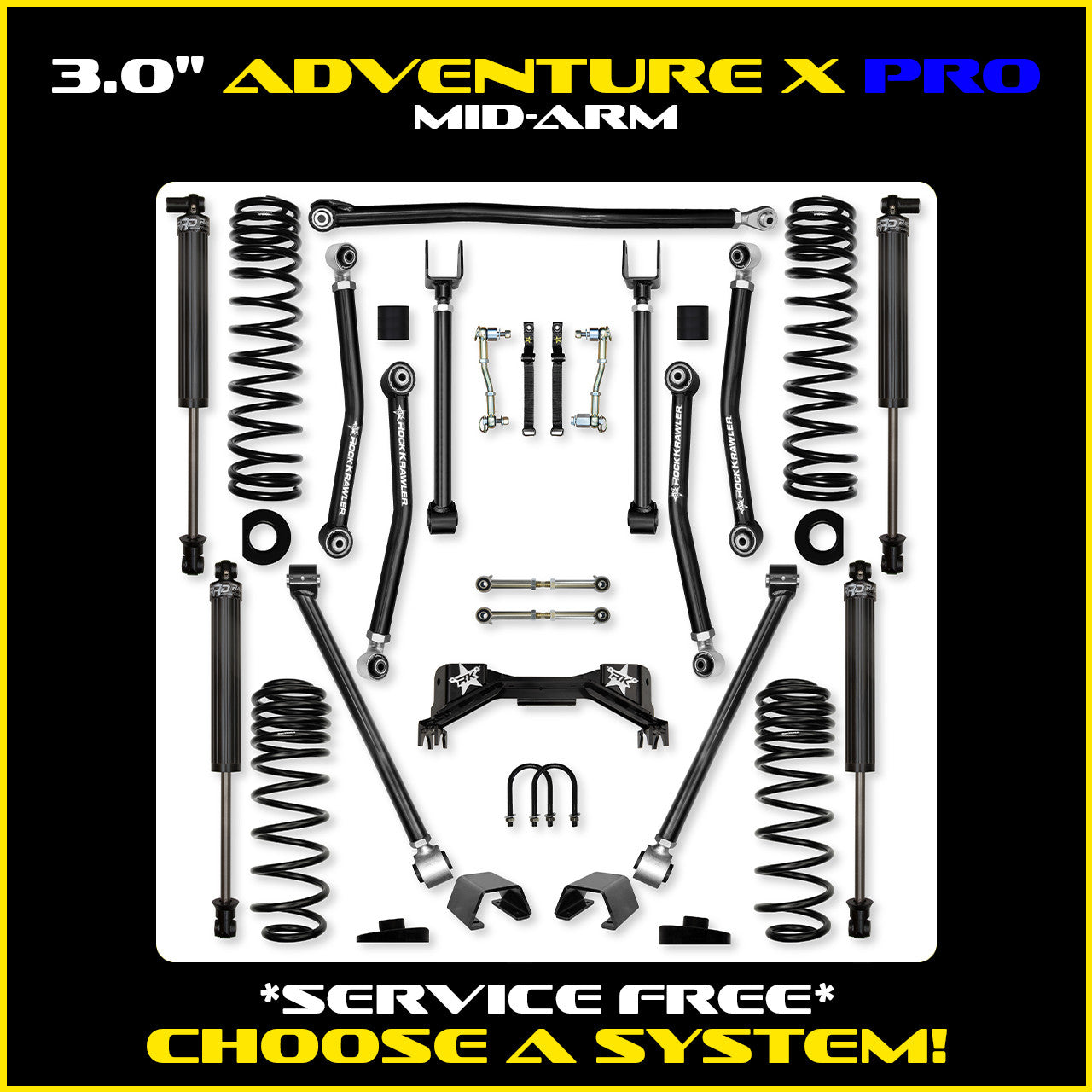 Gladiator 3.0 Inch Adventure X PRO System