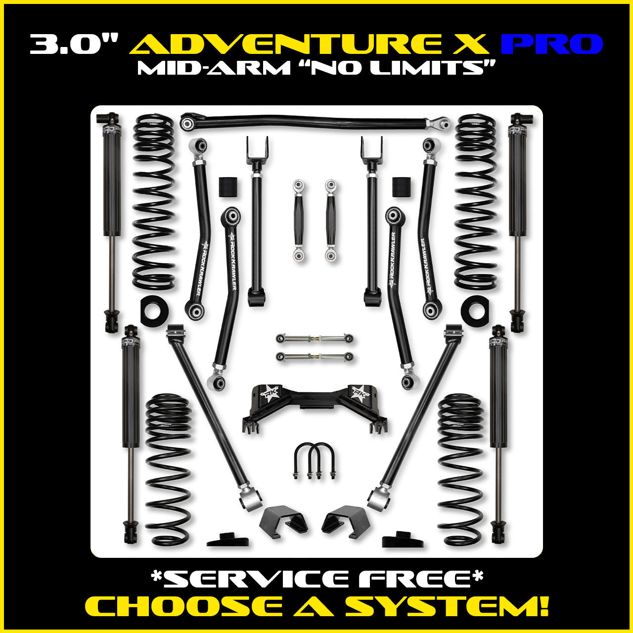 Gladiator 3.0 Inch Adventure X PRO "No Limits" System