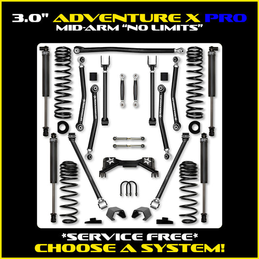 Gladiator 3.0 Inch Adventure X PRO "No Limits" System