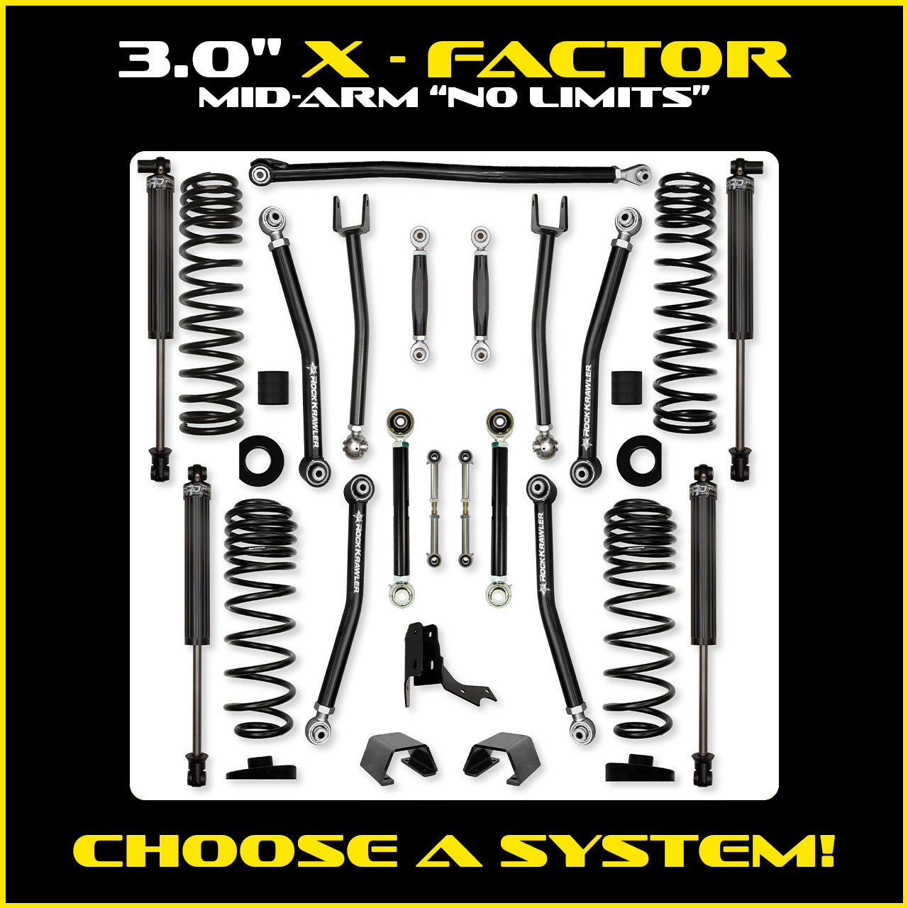 Gladiator 3.0 Inch X Factor "No Limits" System