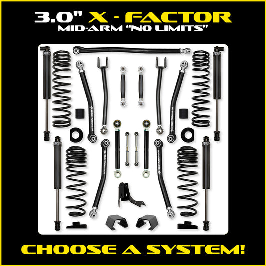 Gladiator 3.0 Inch X Factor "No Limits" System