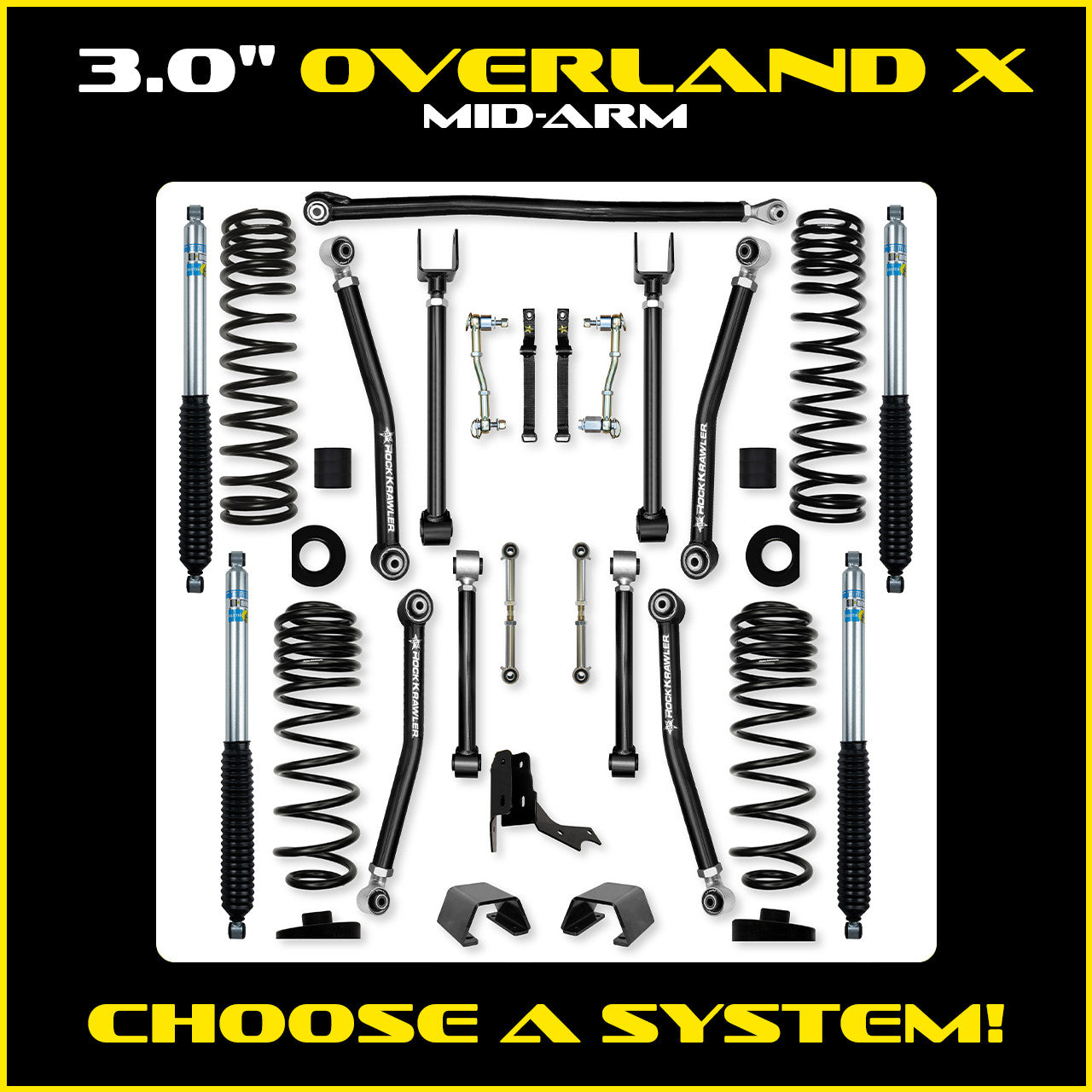 Gladiator 3.0 Inch Overland X System