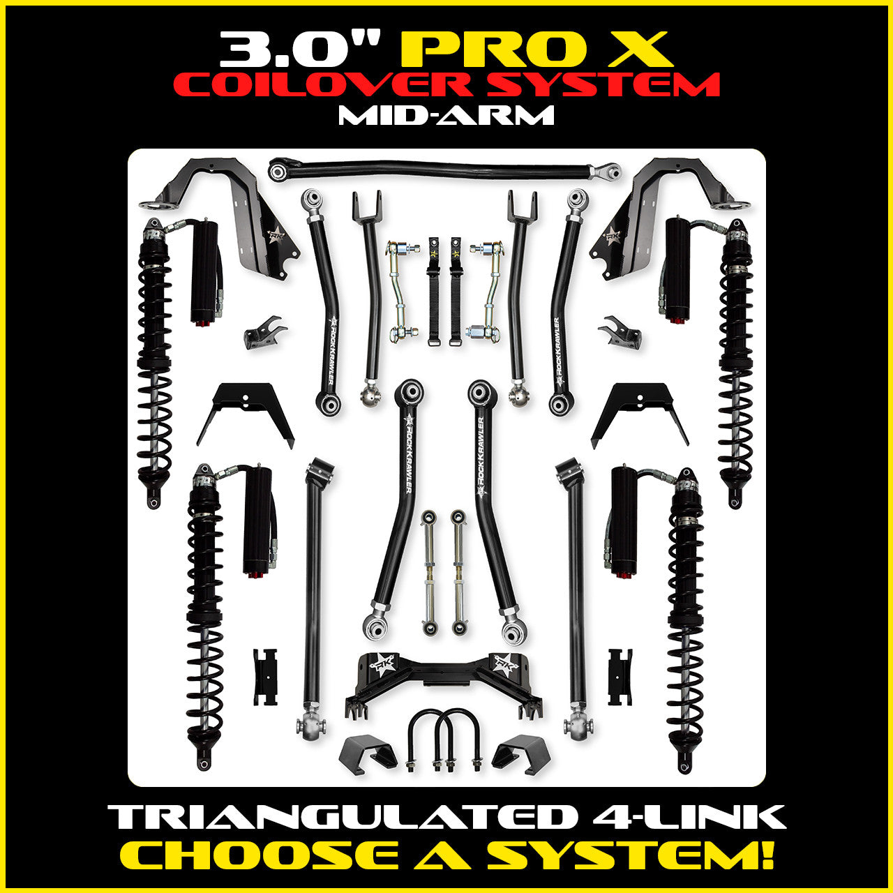 Gladiator 3.0 Inch PRO-X System Coil Over System