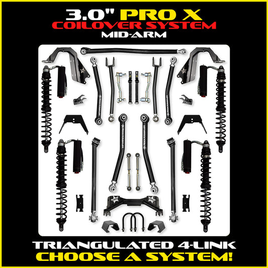 Gladiator 3.0 Inch PRO-X System Coil Over System