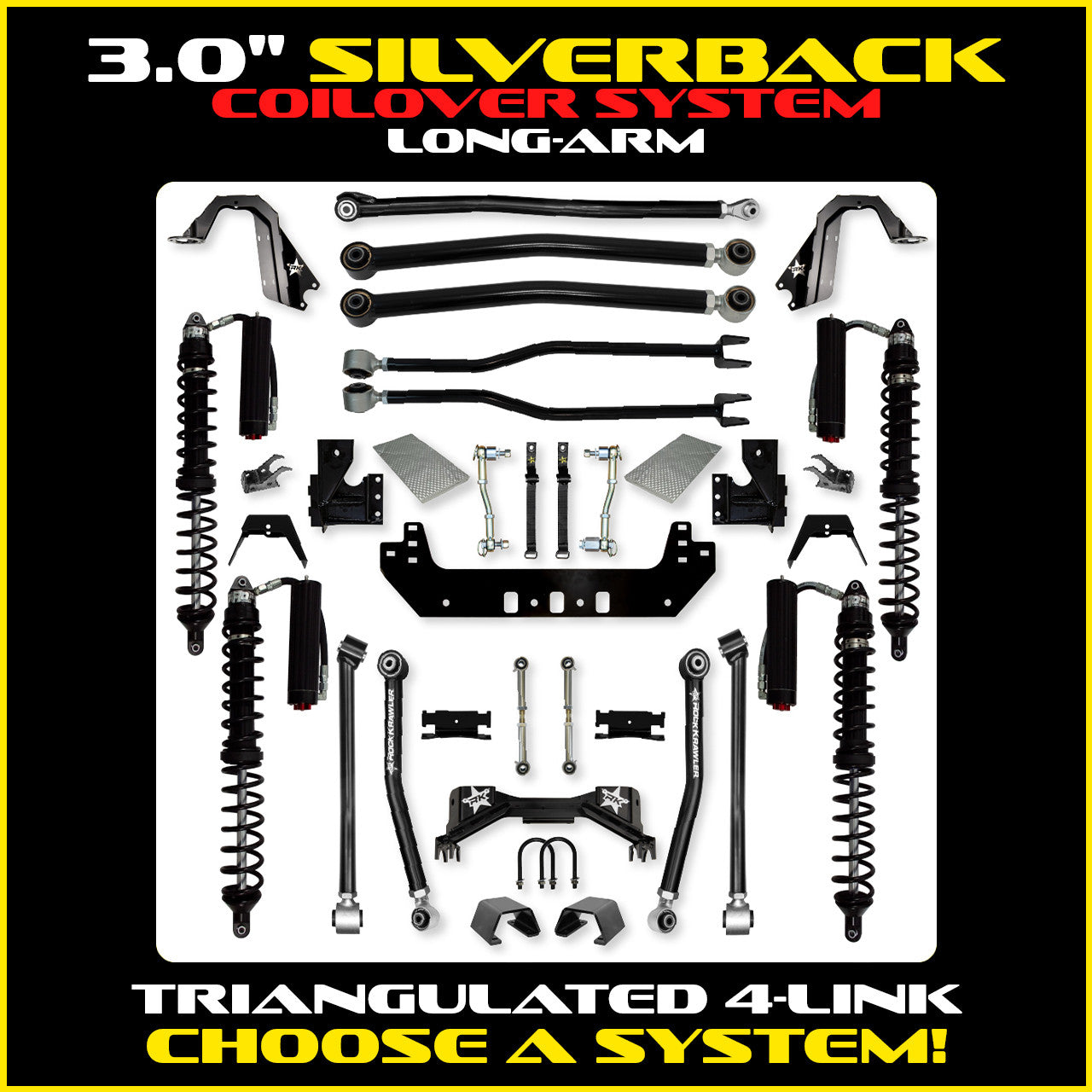 Gladiator 3.0 Inch Silverback Coil Over System