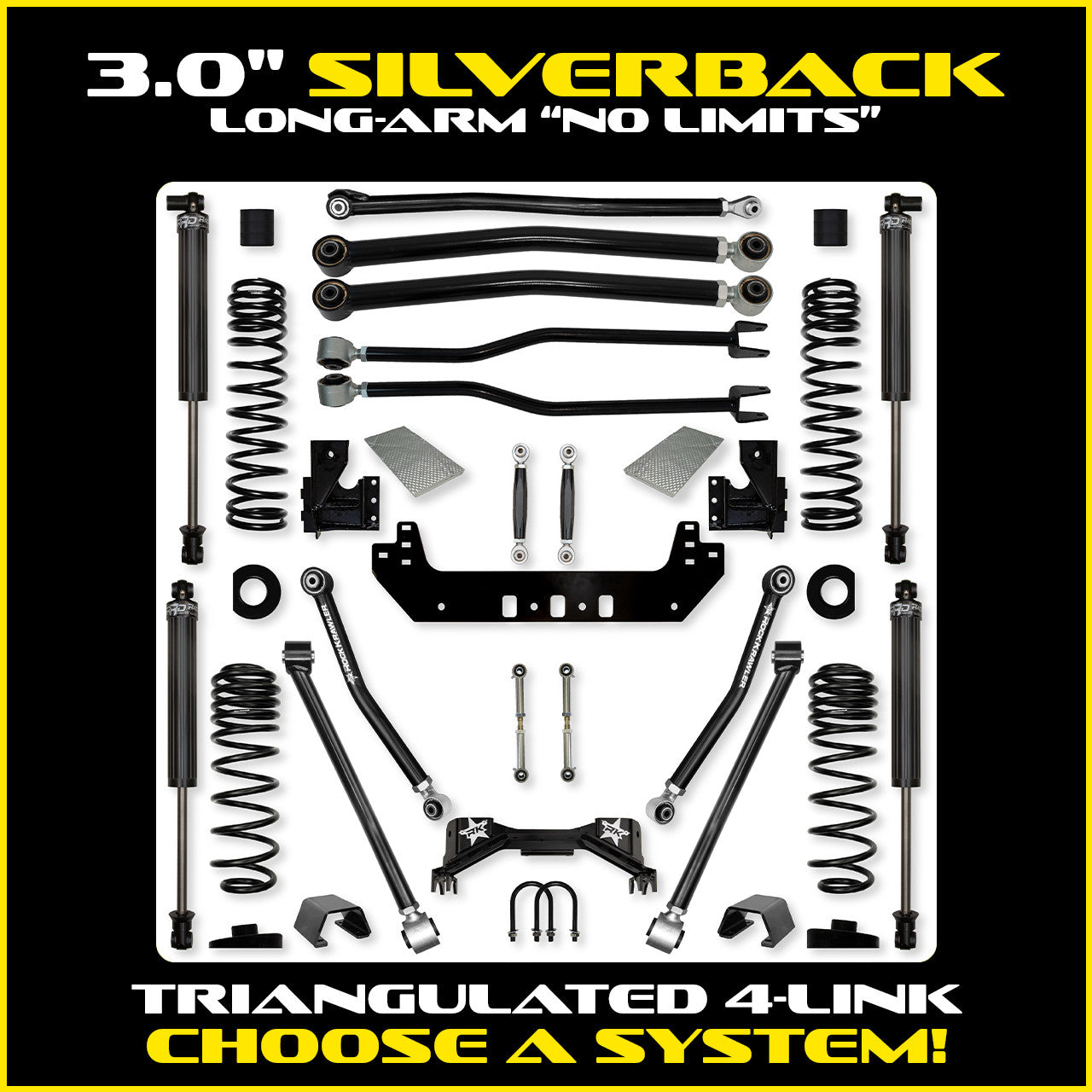 Gladiator 3.0 Inch Silverback "No Limits" System