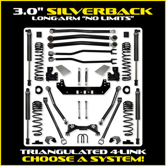 Gladiator 3.0 Inch Silverback "No Limits" System