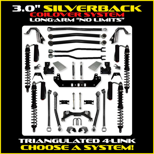 Gladiator 3.0 Inch Silverback "No Limits" Coil Over System