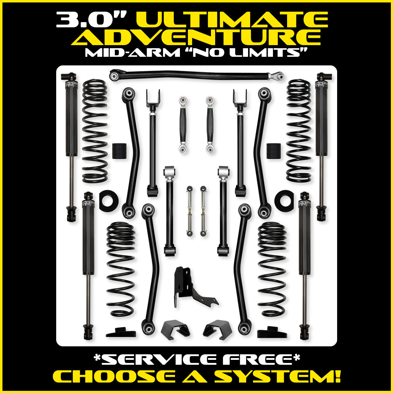 Gladiator 3.0 Inch Ultimate Adventure "No Limits" System