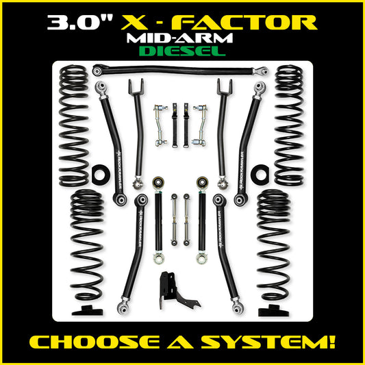 Gladiator 3.0 Inch X Factor Pro Aluminum System Diesel Model