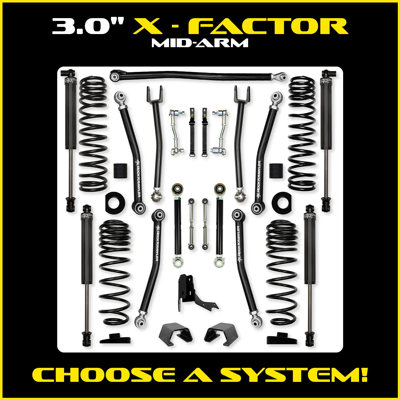 Gladiator 3.0 Inch X Factor System