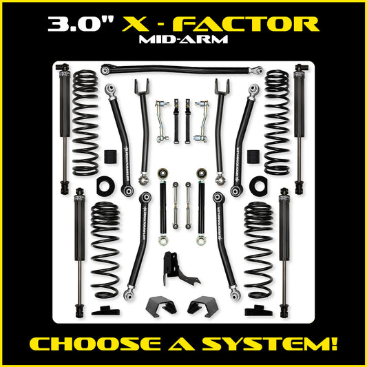 Gladiator 3.0 Inch X Factor System