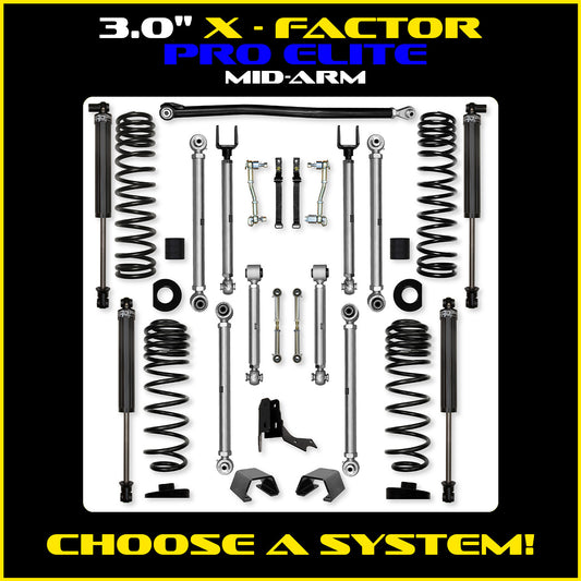 Gladiator 3.0 Inch X Factor Pro Aluminum System