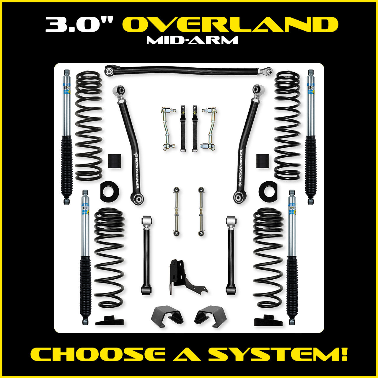 Gladiator 3.0 Inch Overland System